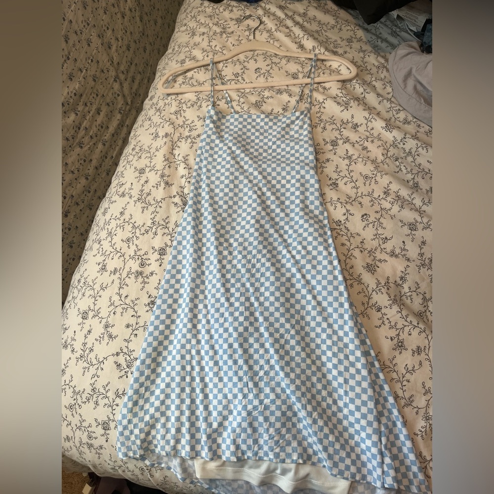 pacsun cross back skater dress
